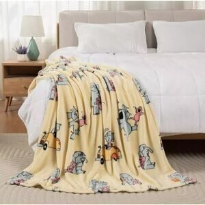Berkshire Blanket & Mo Willems® VelvetLoft® 50" x 70"in, Elephant Piggie